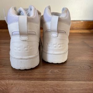 White adidas high top